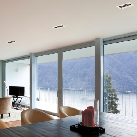 Точечный светильник со светодиодными лампочками GU10, комплект от Lustrof. №258399-647118