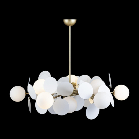 Люстра с Led лампочками в комплекте LOFT IT 10008/12 white+Lamps