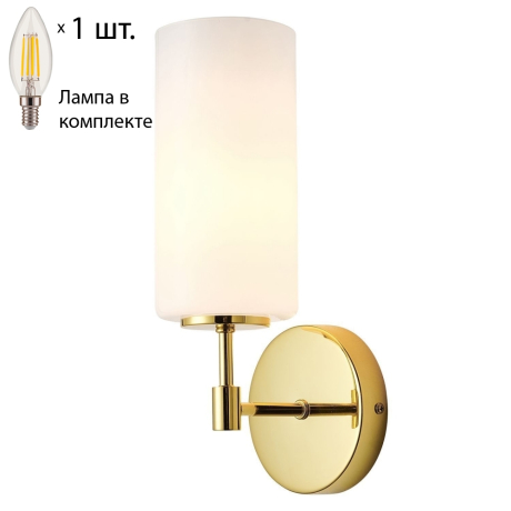 Бра с лампочкой Favourite Palmarius 2815-1W+Lamps E14 Свеча