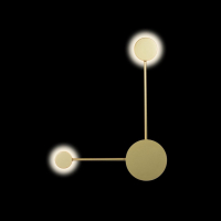 Накладной светильник Loft it Rays 10057GD