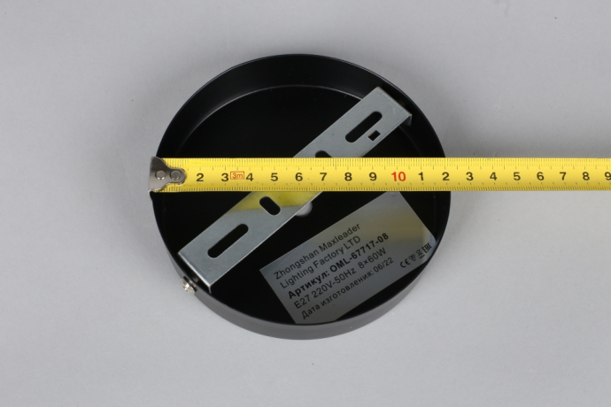 Люстра на штанге с лампочками Omnilux OML-67717-08+Lamps