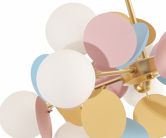 Люстра с Led лампочками в комплекте KINK Light 074160-10,33(43)+Lamps