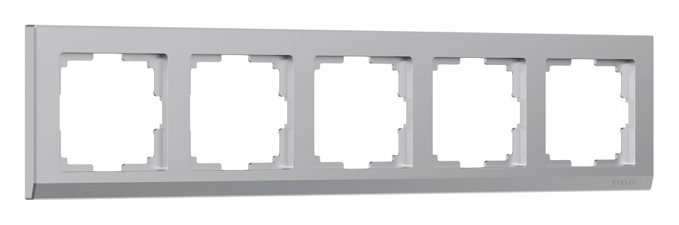 Рамка на 5 постов Werkel Stark (серебряный) W0051806