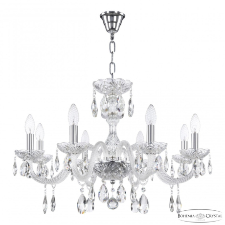 Подвесная люстра Bohemia Ivele Crystal 117 117/8/240 Ni