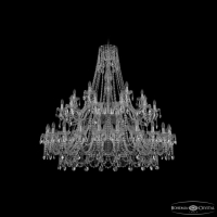 Подвесная люстра Bohemia Ivele Crystal 1411 1411/24+12+6/530/2d Ni