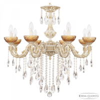 Люстра AL79101/8/250 B WMG P Amber/M-1F Bohemia Ivele Crystal