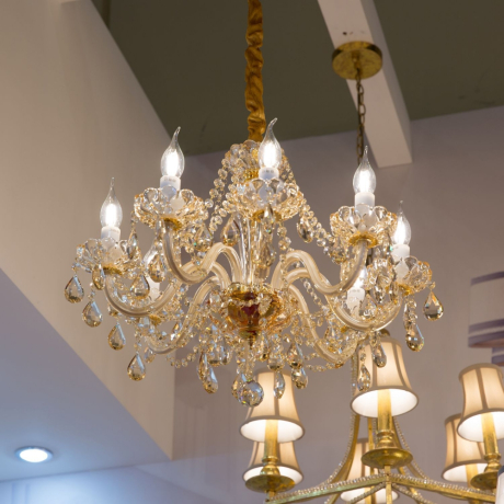 Люстра с лампочками, подвесная, комплект от Lustrof. №39759-617485