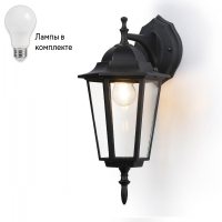 Уличный настенный светильник с лампочкой Ambrella light ST2018+Lamps
