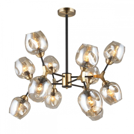 Люстра с поддержкой Алисы потолочная Omnilux OML-93407-12-A