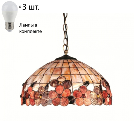 Светильник подвесной с лампочками Omnilux OML-80603-03+Lamps