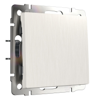 Выключатель одноклавишный (перламутровый рифленый) Werkel W1110013