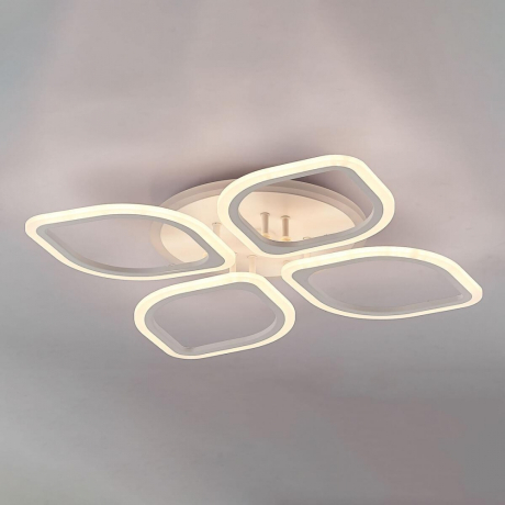 Потолочная светодиодная люстра с пультом ДУ и голосовым управлением Citilux Ромби Смарт CL236A140E