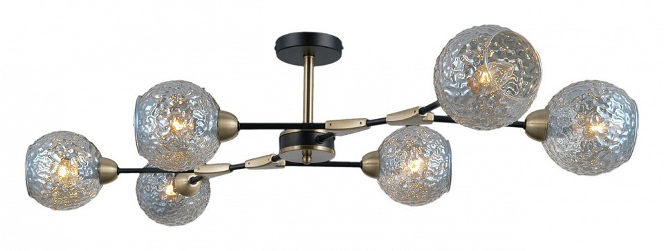 Люстра на штанге ILLUMICO IL0253-6CSQ-79 BK AB