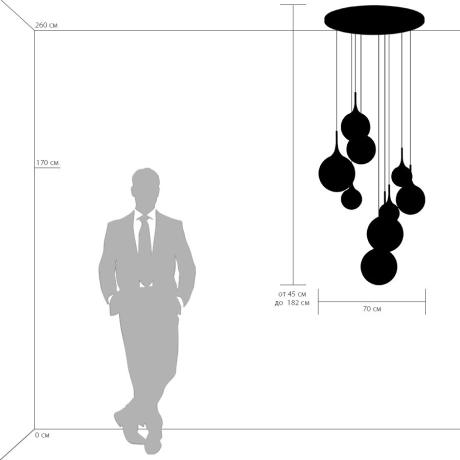 Подвесная люстра Lightstar с поддержкой Алисы, GLOBO 813093