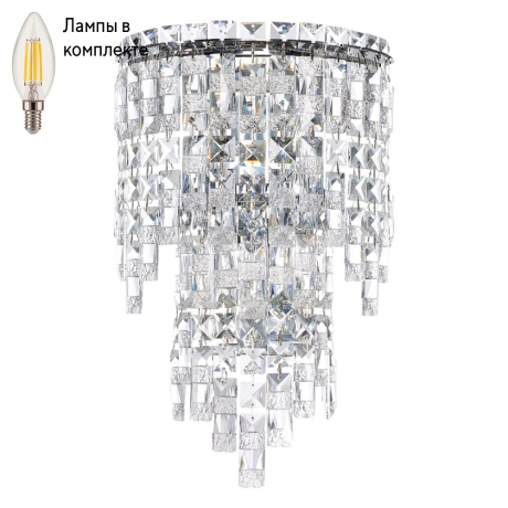 Светильник настенный с лампочками Odeon 5074/3W+Lamps