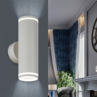 Нарушена упаковка! <521270> Декоративная подсветка ЭРА WL45 WH MR16 GU10 12Вт белый IP20 для интерьера, стен (Б0058493)