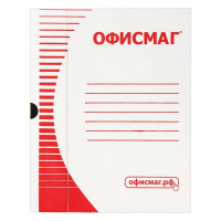 Нарушена упаковка!  <199333> Короб архивный с клапаном А4 (260х325 мм), 150 мм, до 1400 листов, плотный, микрогофрокартон, БЕЛЫЙ, ОФИСМАГ, 123018 (123018)