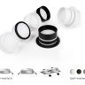 Корпус светильника встраиваемый для насадок D60mm Ambrella light Diy Spot C6512