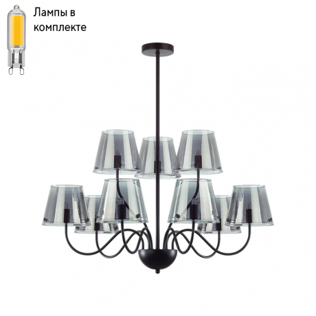 Люстра на штанге с лампочкой LUMION 6570/9C+Lamps