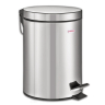 Нарушена упаковка!  <209760> Ведро-контейнер для мусора (урна) с педалью LAIMA "Classic", 12 л, зеркальное, нержавеющая сталь, со съемным внутренним ведром, 232261 (232261)