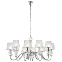Подвесная люстра с лампочками CRYSTAL LUX Betis Sp-PL12+Lamps