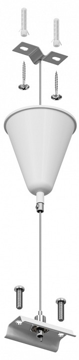 Подвес для трека Denkirs DK Track White TR1105-WH