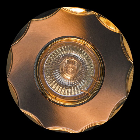 Встраиваемый светильник Sneha  4010/E1 MR16 SN+GD