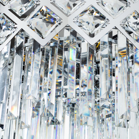 Подвесная люстра в гостиную с 10 LED лампами. Комплект от Lustrof №298874-709071