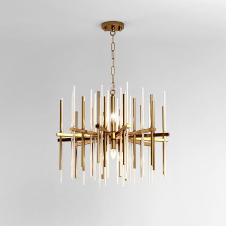 Подвесная люстра с управлением по Wi-Fi Bogates Allure 356/6 латунь (a057236)