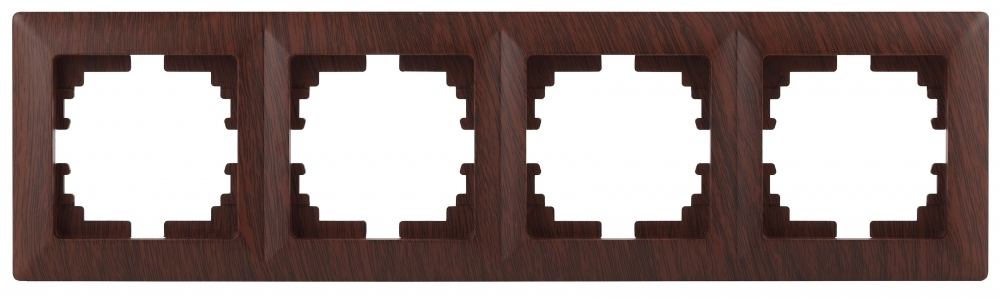 Рамка 4-постовая ЭРА Intro Solo венге 4-504-10 Б0043429
