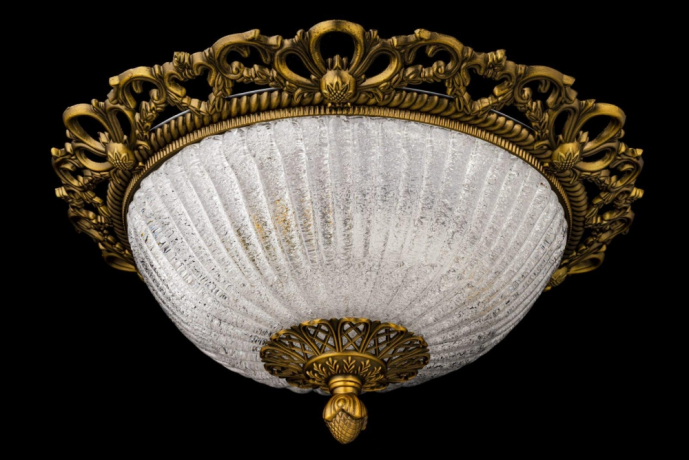 Светильник потолочный с Led лампочками в комплекте Arti Lampadari Vigilanza E 1.13.38 AG+Lamps