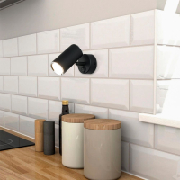 Rutero GU10 SW черный (MRL 1003) черный Настенный светодиодный светильник спот с поворотным плафоном и выключателем Elektrostandard Rutero GU10 SW a043980