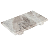 427441 Поднос SIAYAN L255, B150, H30 мрамор коричневый, белый Eglo