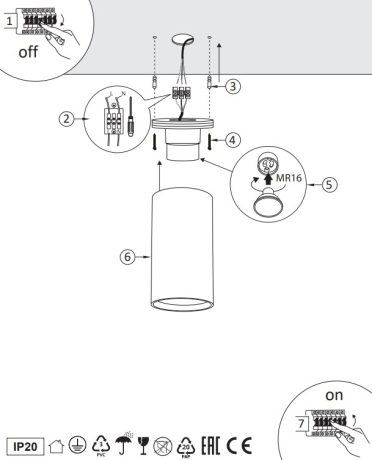 Нарушена упаковка!  <618859> Накладной светильник Arte Lamp Beid A1517PL-1BK