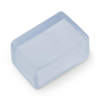 5шт. Изолирующий зажим заглушка для светодиодной ленты 5050 Uniel UCW-K14 CLEAR 005 POLYBAG (10836)