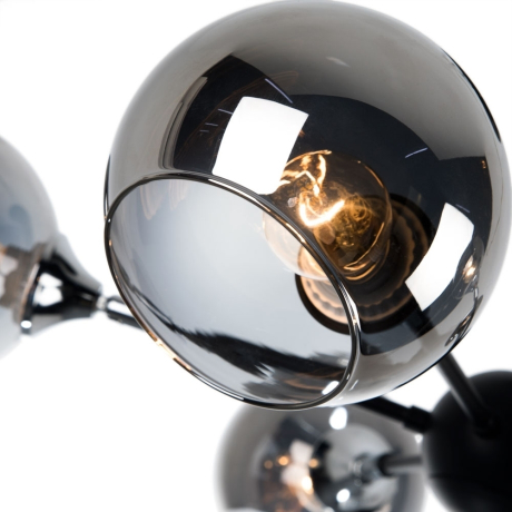 Люстра на штанге с лампочками Arte lamp A2708PL-5BK+Lamps