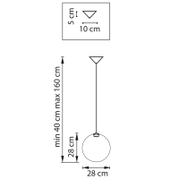 Подвесной светильник Sferetta Lightstar 801028