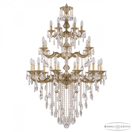 Подвесная люстра Bohemia Ivele Crystal Verona 72114/12+6+6/300/3d B G