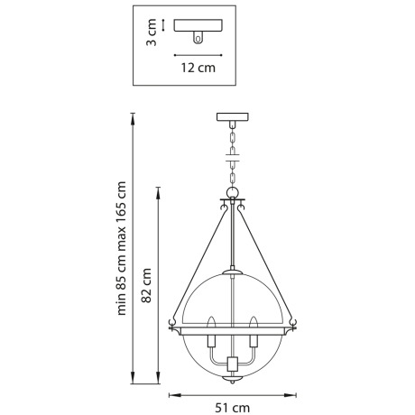 Подвесной светильник Modena Lightstar с поддержкой Маруся 816044