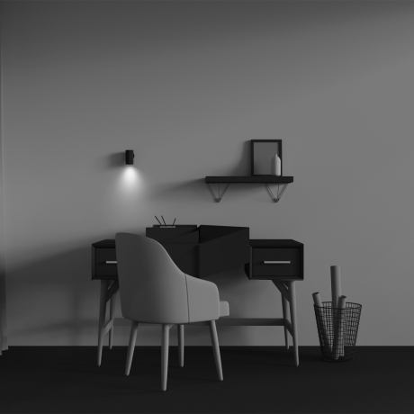 Бра Maytoni Technical Calipso C106WL-01-GU10-B