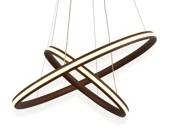 Подвесная светодиодная люстра с ПДУ (радио 2,4) Ambrella light Metallic FL406