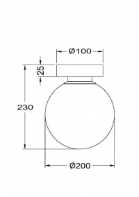 Накладной светильник Maytoni Basic form MOD321WL-01B1