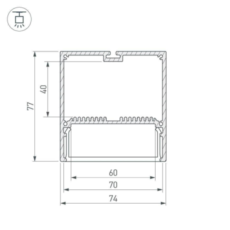 Короб универсальный Arlight SL-LINE 027991