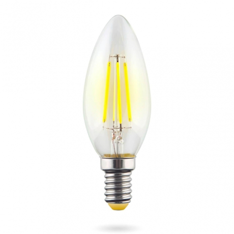 Нарушена упаковка!  <155223> Филаментная светодиодная лампа E14 6W 4000К (белый) Crystal Voltega 7020
