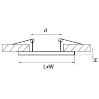 217819 Рамка для встраиваемого светильника Lightstar серии Intero 111