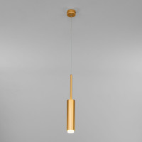 Подвесной светодиодный светильник Dante Eurosvet 50203/1 LED матовое золото (a051710)