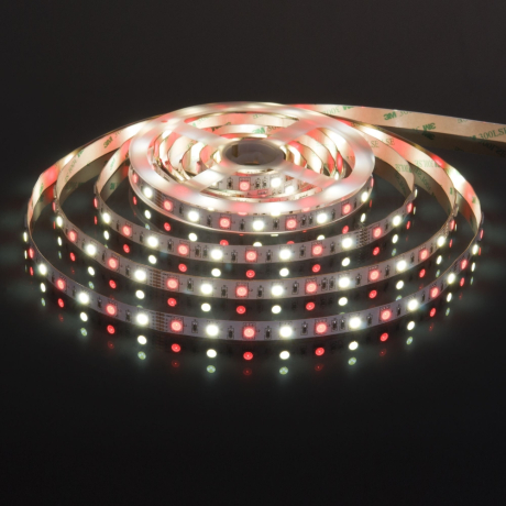 5м. Светодиодная лента холодного и RGB цвета 6500К 5050, 14,4W, 24V, 60LED, IP20 Elektrostandard (a053731)