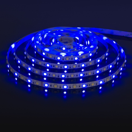 5м. Светодиодная лента холодного и RGB цвета 6500К 5050, 14,4W, 24V, 60LED, IP20 Elektrostandard (a053731)