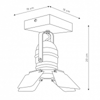 Спот Lucide Picto 17997/01/35