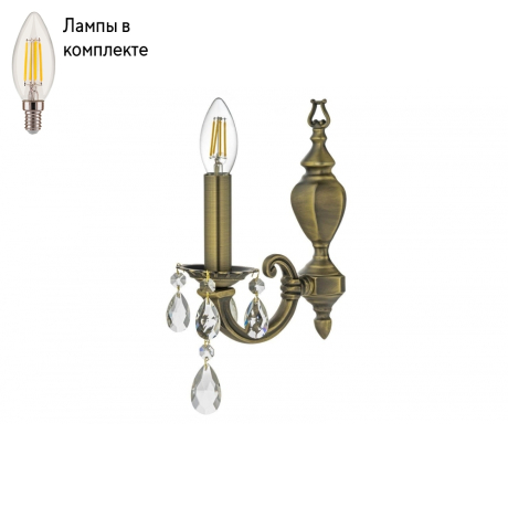 Бра с лампочкой Dio D arte Lodi E 2.1.1.600 A+Lamps